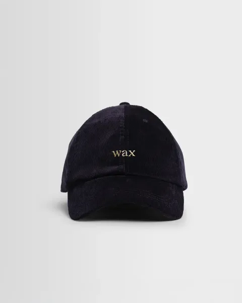 Wax London Spencer - Navy Corduroy Sports Cap