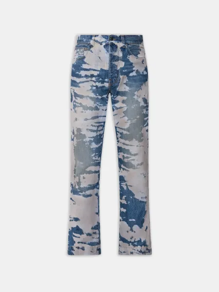 BLEACHED STRAIGHT FLARE JEAN - Bleach Out