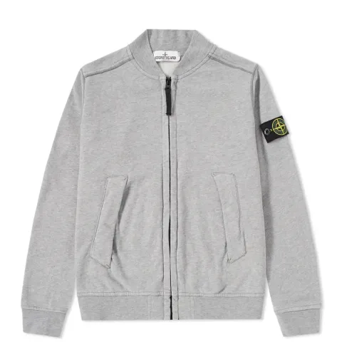 Garment Dyed Zip Bomber Jacket