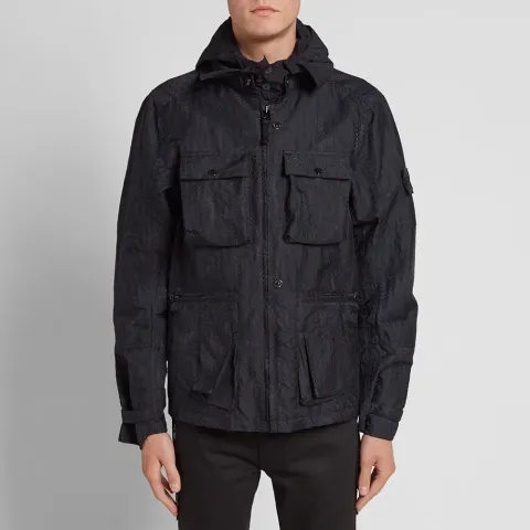 Jacquard Viscosa Nylon Parka
