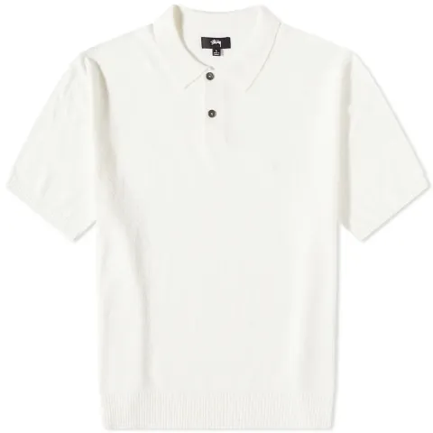 Textured Polo Sweat