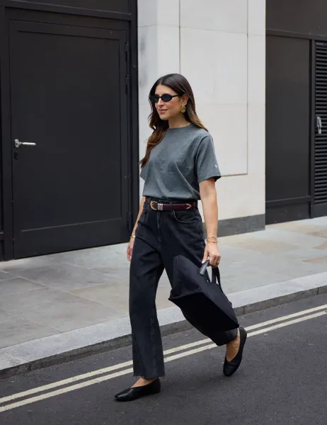 WAT THE BRAND Ankle Length Jeans Black/Grey