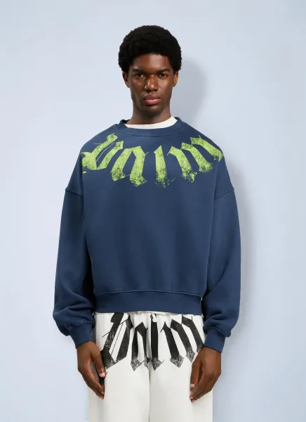 Big Neck Logo Loose Sweatshirt
