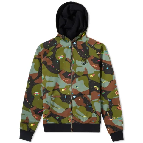 Space Camo Zip Hoody