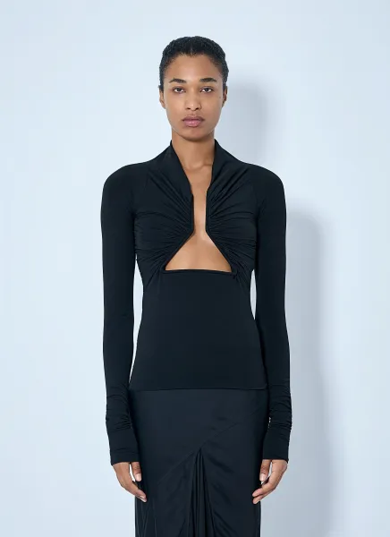 Jersey LS Prong Top