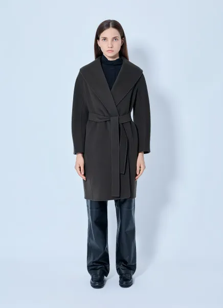 Max Mara Shawl Collar Belted Coat