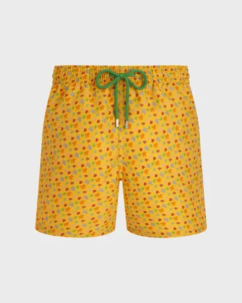 Vilebrequin Men Swim Shorts Micro Ronde Des Tortues