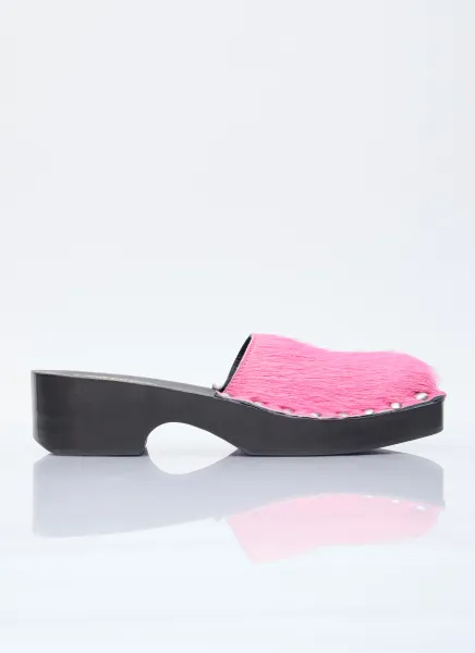 Hairy Wood Clogs