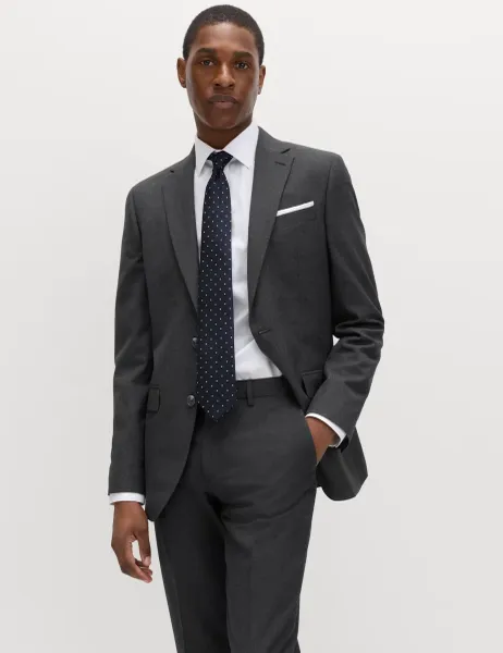 Marks & Spencer Slim Fit Machine Washable Suit Jacket Charcoal