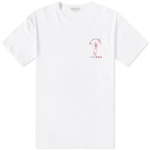 Dancing Skeleton Back Print T-Shirt