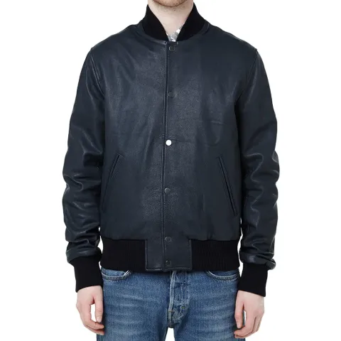 Leather Bomber Jacket