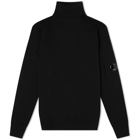 Arm Lens Roll Neck Knit