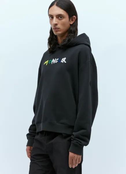 Logo Print Hooded Sweatshirt