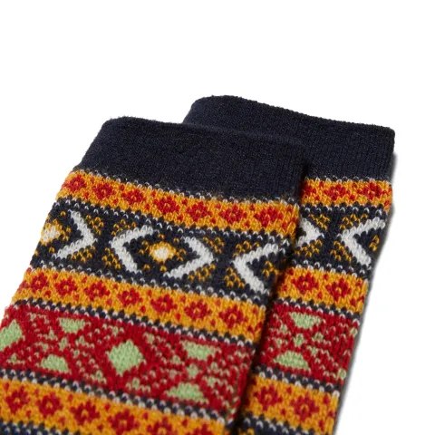 Fair Isle Crew Sock