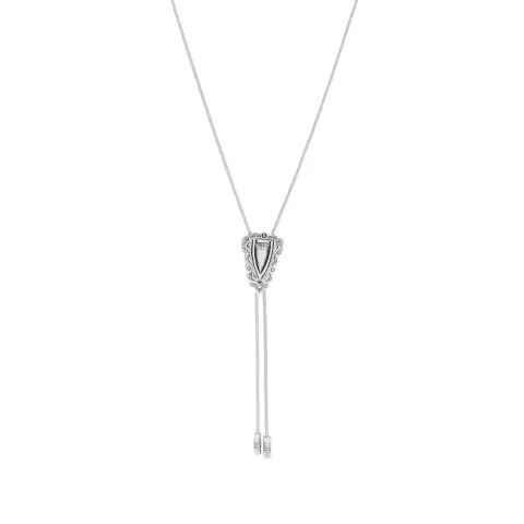 TOGA Metal Chain Loop Tie Necklace