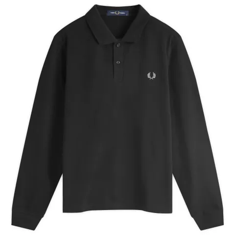 Long Sleeve Plain Polo