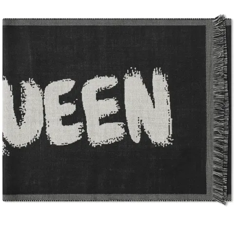 Oversize Graffiti Scarf