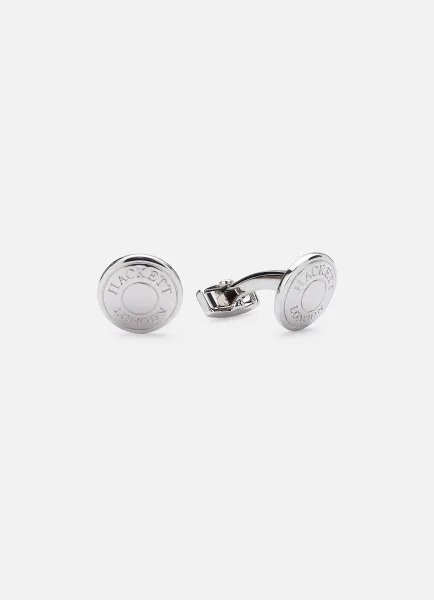 Round Shield Cufflink