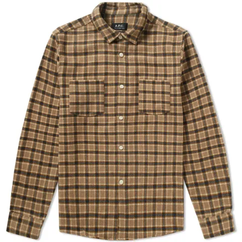A.P.C. Riga Flannel Check Shirt
