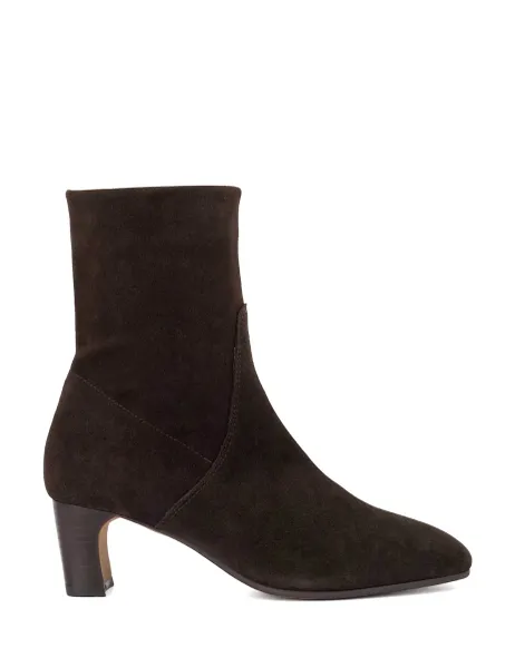 Dune London Western Style Block Heel Ankle Boots
