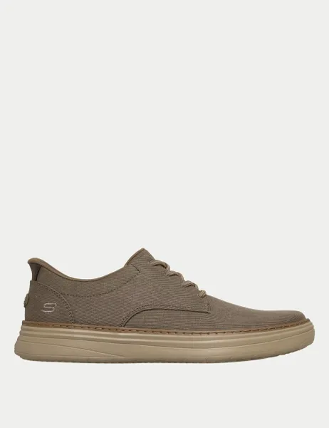 Skechers Hyland Slip On Trainers Dark Grey