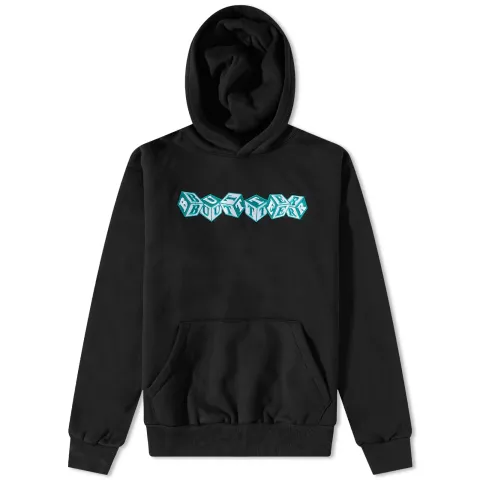 Embroidered Cubes Hoodie