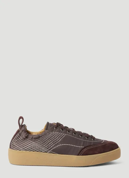 Quilted Low Top Sneakers
