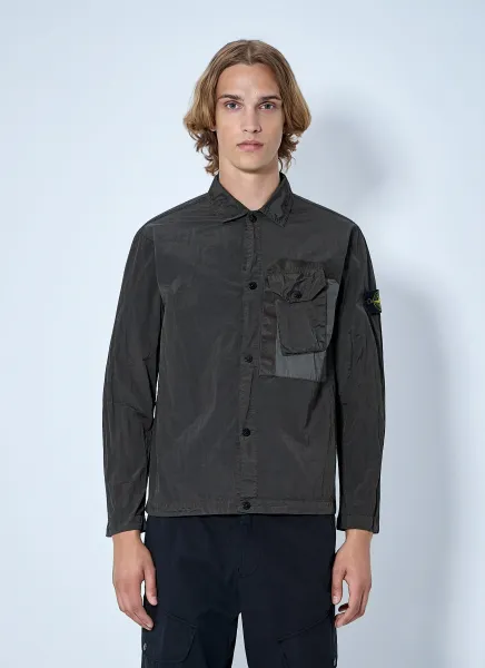 Technical Overshirt with Patch Pocket