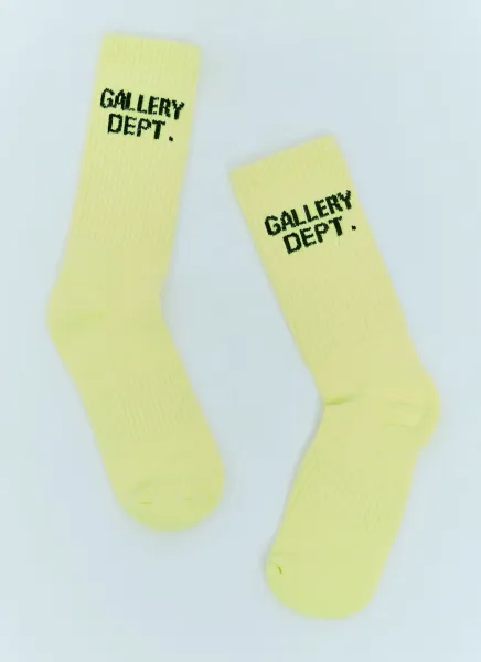 Clean Logo Jacquard Socks
