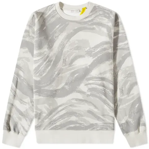 x HYKE Camo Print Sweat