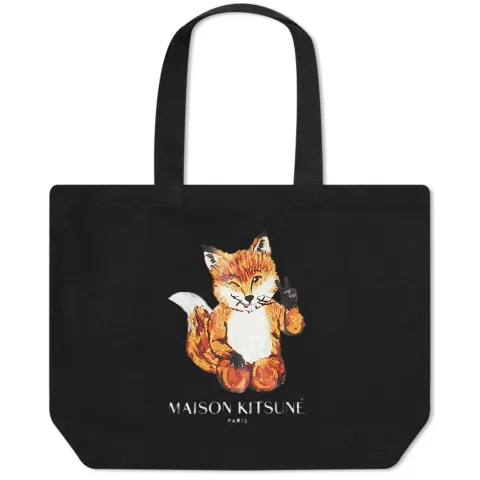 Maison Kitsuné All Right Fox Classic Tote Bag