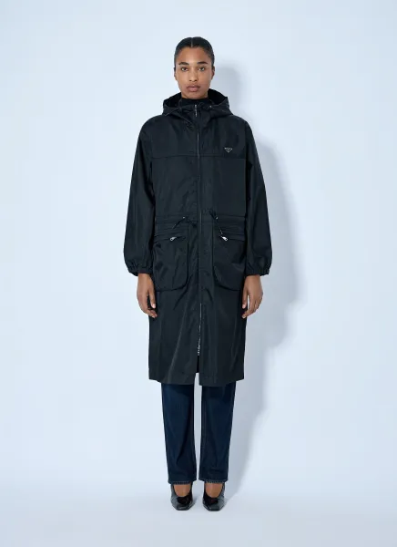 Re-Nylon Drawstring Coat