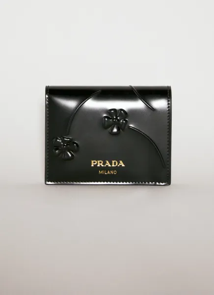 Flower Embossed Bi-Fold Wallet