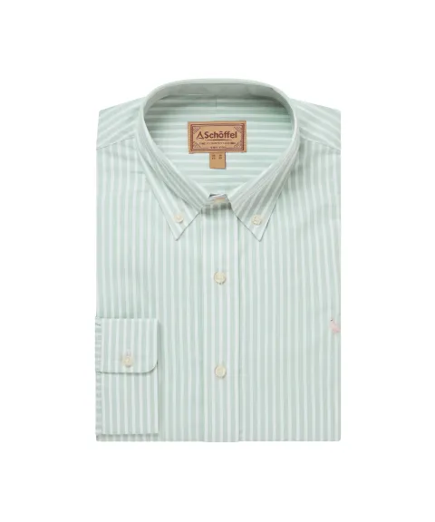 Schöffel Country Holme Striped Shirt - Aqua Sage