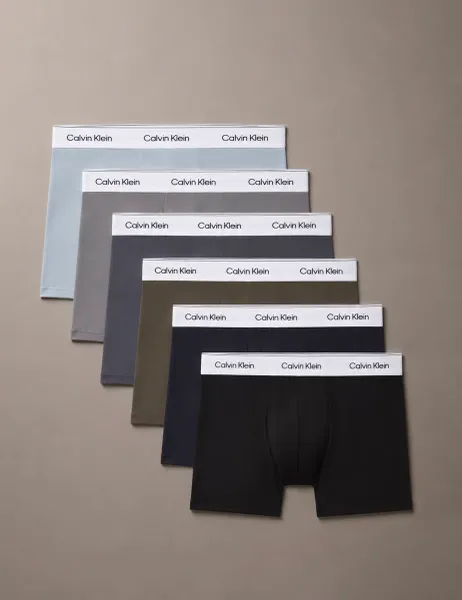 Calvin Klein 6 Pack Icon Cotton Stretch Boxer Briefs