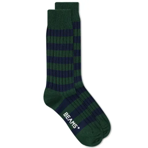Stripe Rib Sock