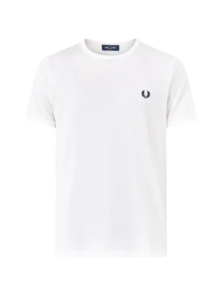 Fred Perry Ringer T-Shirt (WHITE)