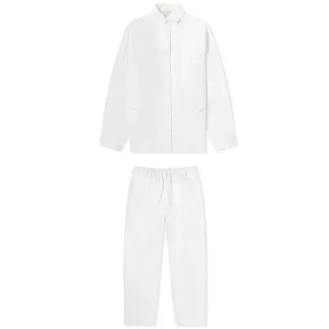 Side Tie Linen Pyjama Set
