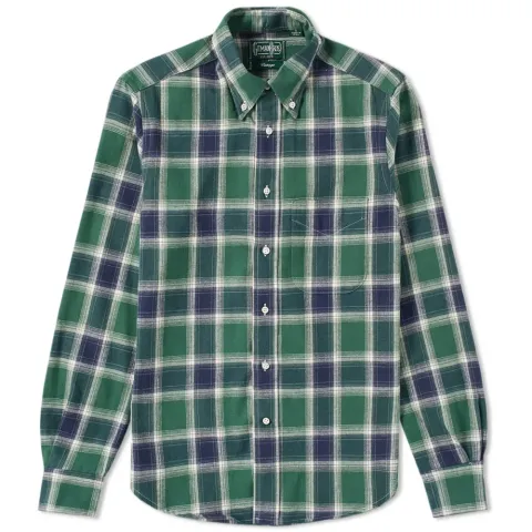 Twill Plaid Shirt