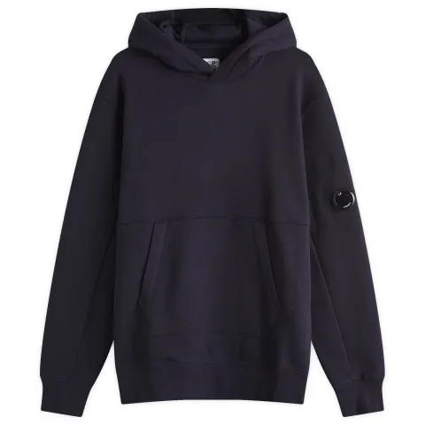 Diagonal Raised Fleece Hoodie