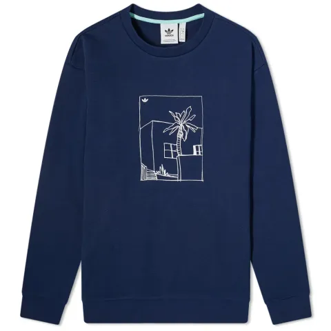 Linear Logo Crewneck