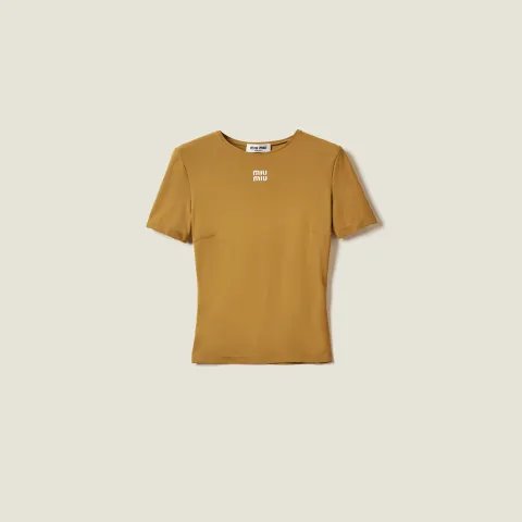 Stretch jersey top