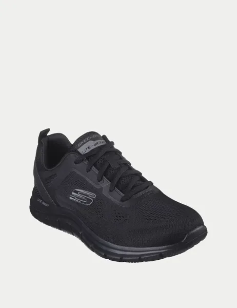 Skechers Track Broader Lace Up Trainers Black