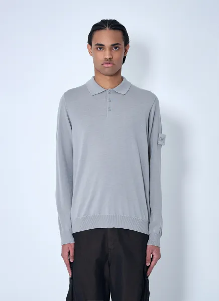 Ghost Compass Patch Polo Shirt