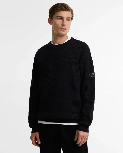Curve Waffle Sweatshirt