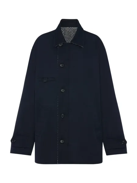 Reversible Caban Navy