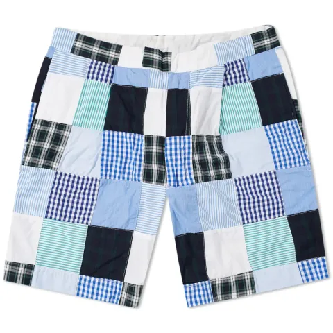Patchwork Check Short