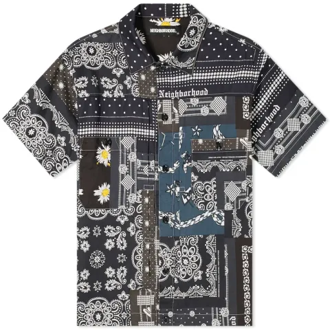 Short Sleeve Bandana Shirt