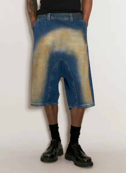 Souffle Denim Shorts