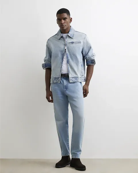 River Island Tapered Fit Stretch Jeans
